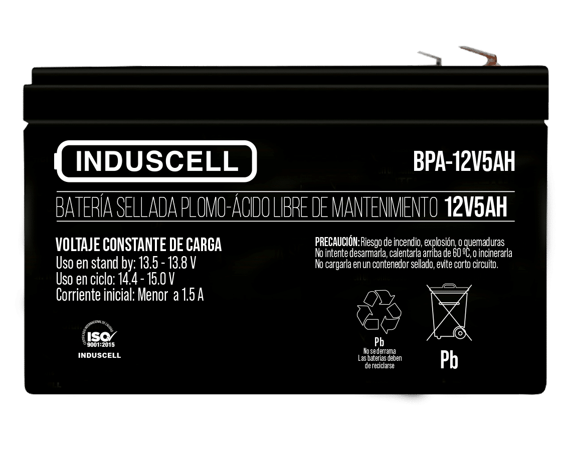 Batería para UPS BPA 12V5AH Reguladores Guadalajara